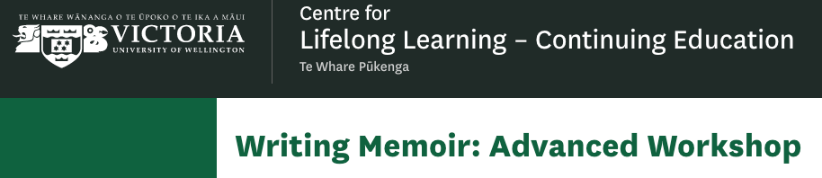 Writing Memoir Advanced Workshop